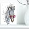 Designart - Funny Zebra Watercolor - Animal Canvas Art Print